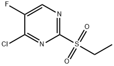 4-Chloro-2-ethanesulfonyl-5-fluoro-pyrimidine Structure