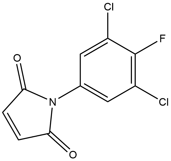 1-(3,5-Dichloro-4-fluorophenyl)-1H-pyrrole-2,5-dione Structure