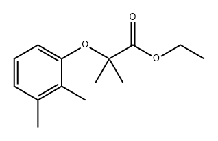 Propanoic acid, 2-(2,3-dimethylphenoxy)-2-methyl-, ethyl ester Structure