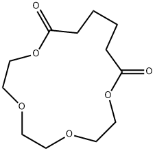 1,4,7,10-Tetraoxacyclohexadecane-11,16-dione Structure