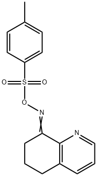 8(5H)-Quinolinone, 6,7-dihydro-, O-[(4-methylphenyl)sulfonyl]oxime Structure