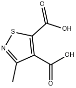 4,5-Isothiazoledicarboxylic acid, 3-methyl- 구조식 이미지