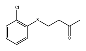 4-((2-Chlorophenyl)thio)butan-2-one Structure