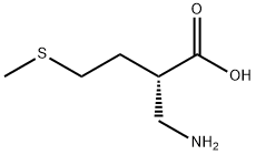 Butanoic acid, 2-(aminomethyl)-4-(methylthio)- (S isomer) Structure