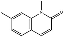 2(1H)-Quinolinone, 1,7-dimethyl- 구조식 이미지