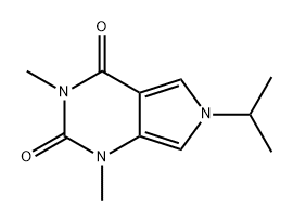 1H-Pyrrolo[3,4-d]pyrimidine-2,4(3H,6H)-dione, 1,3-dimethyl-6-(1-methylethyl)- Structure