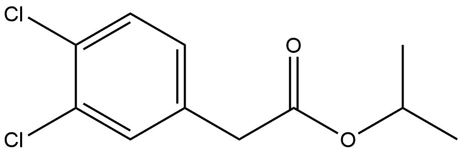 1-Methylethyl 3,4-dichlorobenzeneacetate Structure