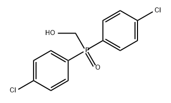 Methanol, 1-[bis(4-chlorophenyl)phosphinyl]- Structure