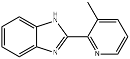 1H-Benzimidazole, 2-(3-methyl-2-pyridinyl)- Structure