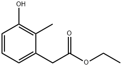 Benzeneacetic acid, 3-hydroxy-2-methyl-, ethyl ester 구조식 이미지