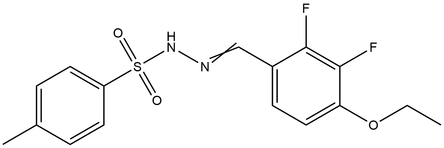 4-Methylbenzenesulfonic acid 2-[(4-ethoxy-2,3-difluorophenyl)methylene]hydrazide Structure