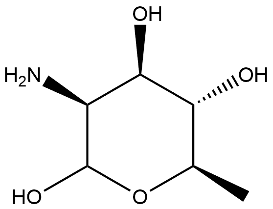 Mannopyranose, 2-amino-2,6-dideoxy-, D- (8CI) Structure