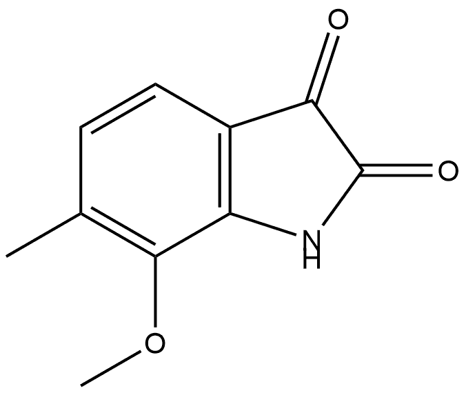 7-Methoxy-6-methyl-1H-indole-2,3-dione Structure