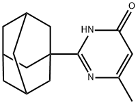 2-(1-adamantyl)-6-methylpyrimidin-4-ol Structure