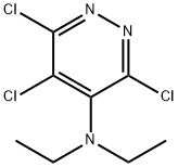 3,5,6-Trichloro-N,N-diethylpyridazin-4-amine 구조식 이미지