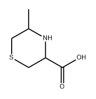 5-Methylthiomorpholine-3-carboxylic acid Structure