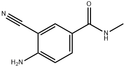 Benzamide, 4-amino-3-cyano-N-methyl- Structure