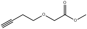 Acetic acid, 2-(3-butyn-1-yloxy)-, methyl ester 구조식 이미지