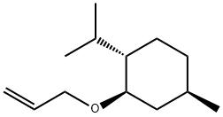 Cyclohexane, 4-methyl-1-(1-methylethyl)-2-(2-propen-1-yloxy)-, (1S,2R,4R)- Structure