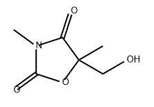 2,4-Oxazolidinedione, 5-(hydroxymethyl)-3,5-dimethyl- Structure