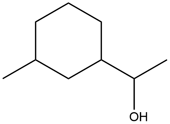 Cyclohexanemethanol, α,3-dimethyl- Structure