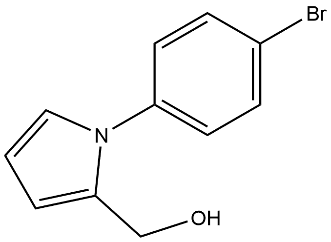 (1-(4-bromophenyl)-1H-pyrrol-2-yl)methanol Structure