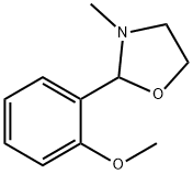 Oxazolidine, 2-(2-methoxyphenyl)-3-methyl- Structure