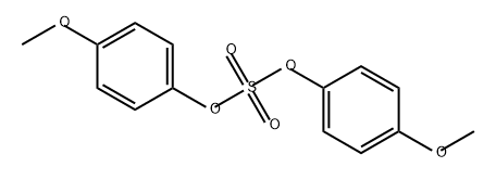 Phenol, 4-methoxy-, sulfate (2:1) (9CI) Structure