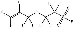 Ethanesulfonyl fluoride, 1,1,2,2-tetrafluoro-2-[(1,1,2,3,3-pentafluoro-2-propen-1-yl)oxy]- Structure