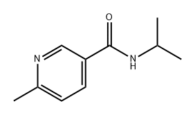 3-Pyridinecarboxamide, 6-methyl-N-(1-methylethyl)- 구조식 이미지