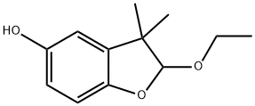 5-Benzofuranol, 2-ethoxy-2,3-dihydro-3,3-dimethyl- Structure