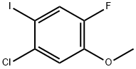 1-Chloro-4-fluoro-2-iodo-5-methoxybenzene Structure
