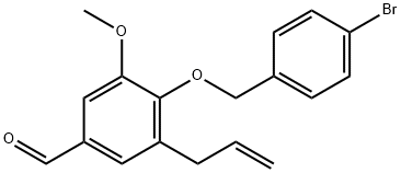 3-allyl-4-[(4-bromobenzyl)oxy]-5-methoxybenzaldehyde Structure