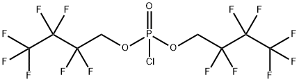 Phosphorochloridic acid, bis(2,2,3,3,4,4,4-heptafluorobutyl) ester (8CI,9CI) Structure