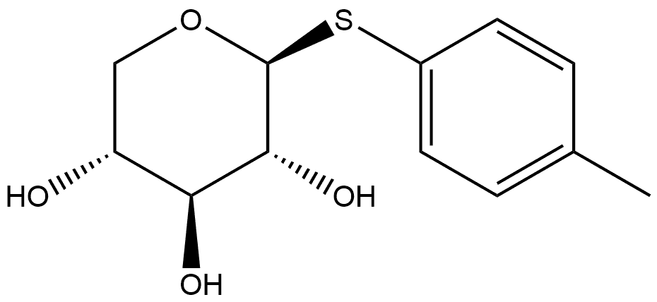 4-Methylphenyl 1-thio-β-D-xylopyranoside Structure