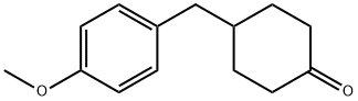 4-(4-Methoxy-benzyl)-cyclohexanone Structure