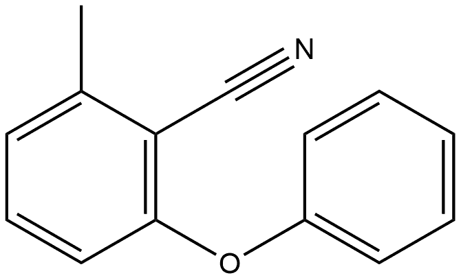 2-Methyl-6-phenoxybenzonitrile Structure