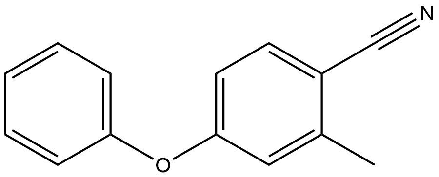 Benzonitrile, 2-methyl-4-phenoxy- Structure