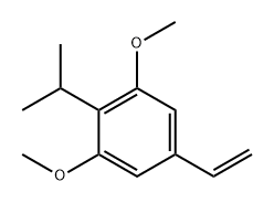 Benzene, 5-ethenyl-1,3-dimethoxy-2-(1-methylethyl)- Structure