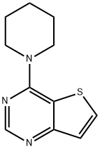 Thieno[3,2-d]pyrimidine, 4-(1-piperidinyl)- 구조식 이미지