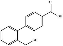 4-(2-Hydroxymethylphenyl)benzoic acid Structure