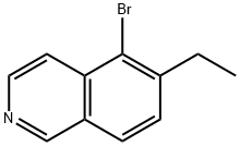 Isoquinoline, 5-bromo-6-ethyl- Structure