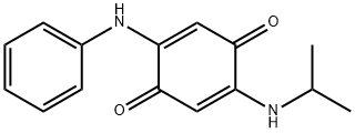 2,5-Cyclohexadiene-1,4-dione, 2-[(1-methylethyl)amino]-5-(phenylamino)- 구조식 이미지