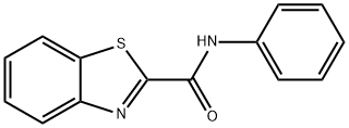 2-Benzothiazolecarboxamide, N-phenyl- Structure