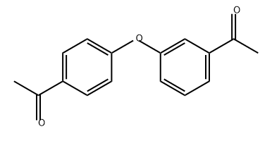 Ethanone, 1-[3-(4-acetylphenoxy)phenyl]- Structure