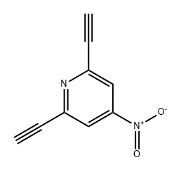 Pyridine, 2,6-diethynyl-4-nitro- 구조식 이미지