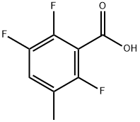 Benzoic acid, 2,3,6-trifluoro-5-methyl- Structure
