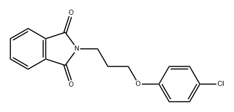 1H-Isoindole-1,3(2H)-dione, 2-[3-(4-chlorophenoxy)propyl]- Structure