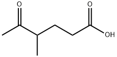 Hexanoic acid, 4-methyl-5-oxo- Structure