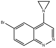 4-(Aziridin-1-yl)-6-bromocinnoline 구조식 이미지